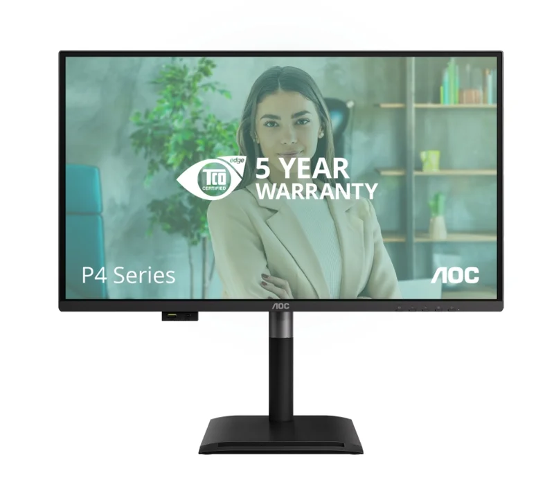 AOC Q27P4U, 27" IPS WLED, 2560x1440@120Hz, 4ms GtG, 350cd m2, 1500:1, DCR 50M:1, Adaptive Sync, FlickerFree, Anti Blue Light, 2Wx2, Tilt, Height Adjust, Pivot, Swivel, 2xHDMI, DP, USB hub