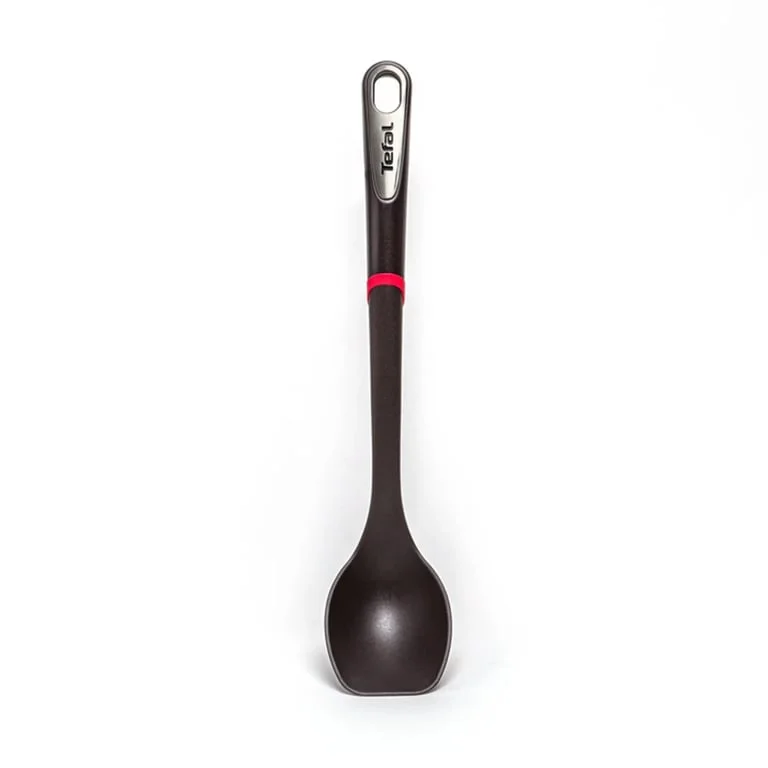 Кухненска лъжица Tefal Ingenio K2060514, термопластика, 39.8x9x4.6 см, до 230°C, подходяща за съдомиялна, черна