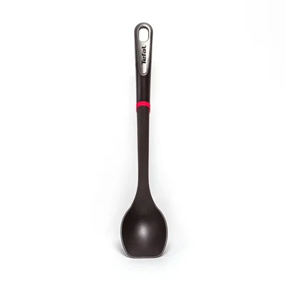 Кухненска лъжица Tefal Ingenio K2060514, термопластика, 39.8x9x4.6 см, до 230°C, подходяща за съдомиялна, черна