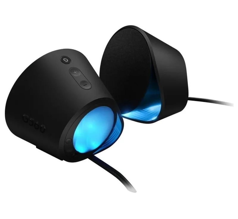 Logitech G560 Lightsync PC Gaming Speakers, 240W Peak (120W RMS), USB, 3.5mm, Bluetooth 4.1, Headphone Jack, Subwoofer, Black
