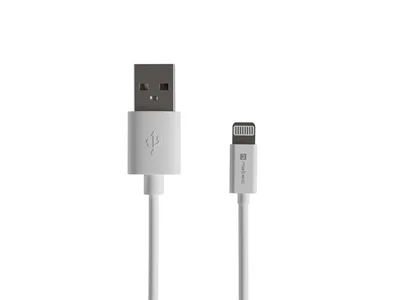 Natec Lightning(M) -> USB-A(M) cable 2m MFI Prati White