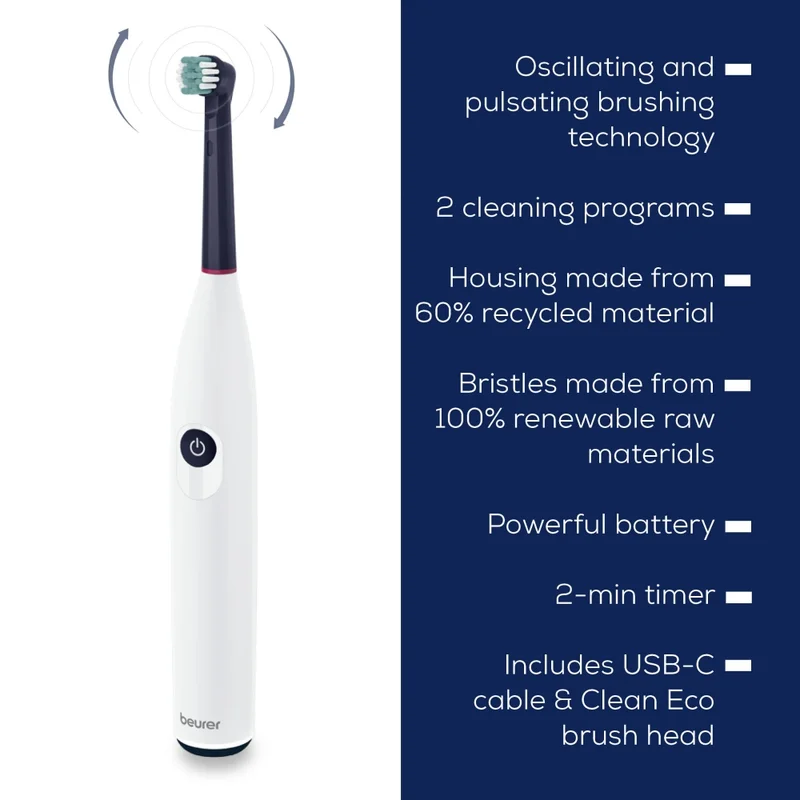Bundle TB 15 Electric toothbrush+ 4 pcs. Clean