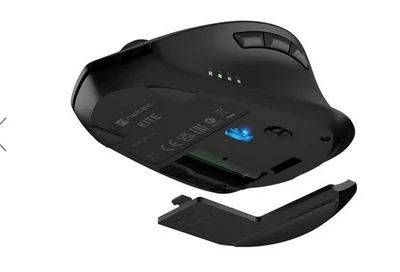 Мишка NATEC Kite Wireless, 4000 DPI, оптична, тиха, черна
