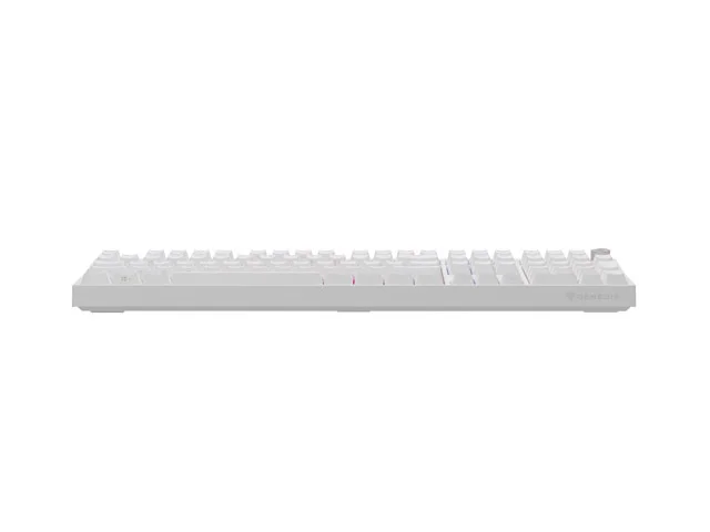Genesis Mechanical Gaming Keyboard Thor 404 White RGB Backlight Gateron Yellow Pro, US Layout