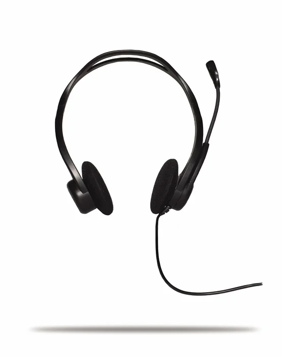 Слушалки Logitech PC960 кабелни стерео черни USB