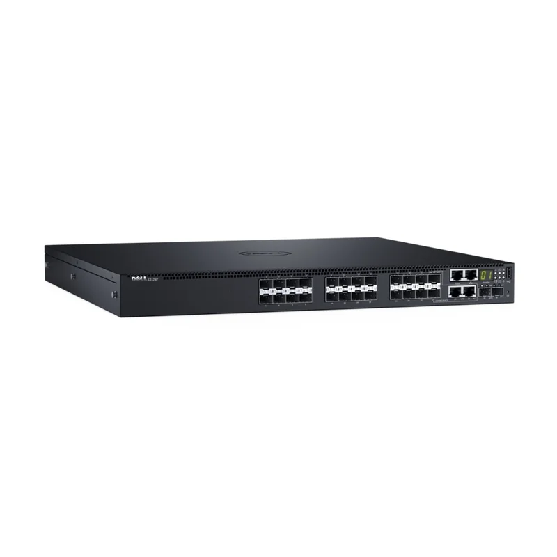 Dell Networking S3148P, L3, PoE+, 48x 1GbE, 2x Combo, 2x 10GbE SFP+ fixed ports, Stacking, IO to PSU air, 1x 1100w AC PS, 1Y PS NBD, STOCK Smart Value, 210-AIMP