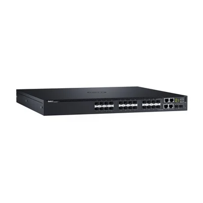 Dell Networking S3148P, L3, PoE+, 48x 1GbE, 2x Combo, 2x 10GbE SFP+ fixed ports, Stacking, IO to PSU air, 1x 1100w AC PS, 1Y PS NBD, STOCK Smart Value, 210-AIMP