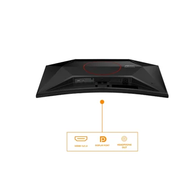 AOC C24G42FE, 23.6" Curved 1500R, VA, WLED, 1920x1080@180Hz OC (Native 144Hz), 4ms GtG, 0.5ms MPRT, 300cd m/2, 3000:1, 80M:1 DCR, Adaptive Sync, FlickerFree, Low Blue Light, Tilt, HDMI, DP