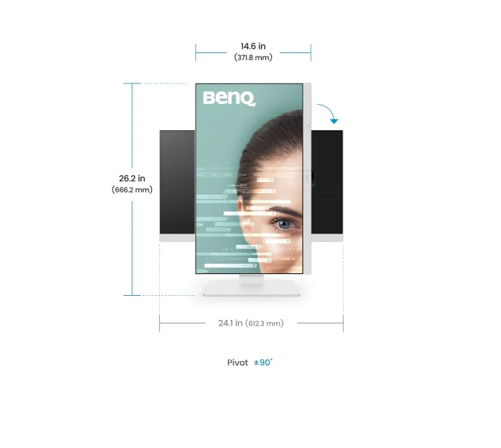 BenQ GW2786TC LED MONITOR GW2786TC WHITE