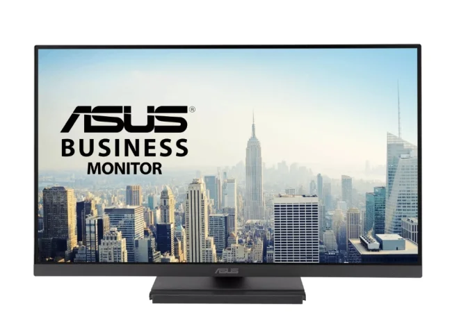 Asus VA279QGSE Business Monitor 27", IPS, Full HD, Frameless, 120Hz, Adaptive-Sync, 1ms MPRT, HDMI, DisplayPort, VGA, Low Blue Light, Flicker Free, Ergonomic Design, Wall Mountable, Black