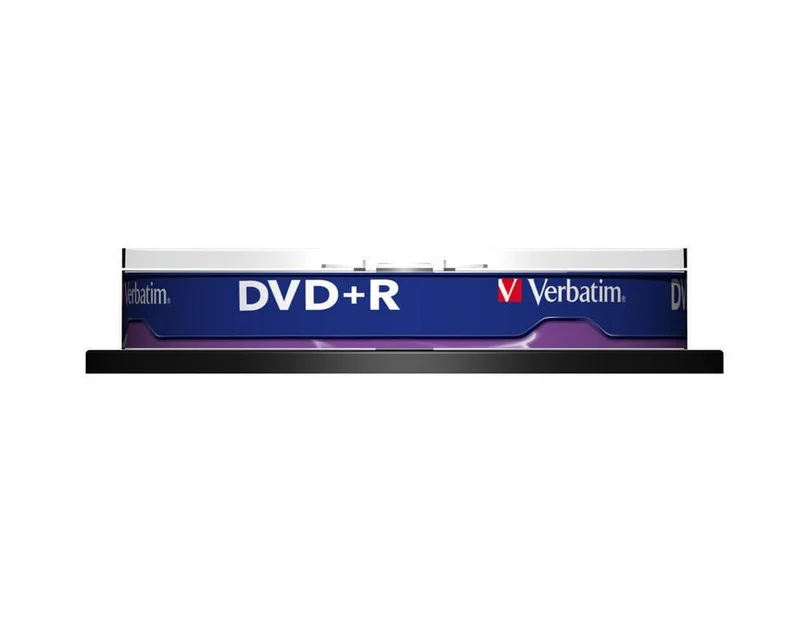 DVD диск Verbatim DVD+R AZO 4.7GB 16x, Matt Silver Surface (10 броя)
