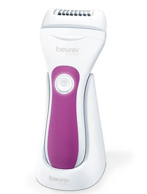 Beurer HL 76 4-in-1 Epilator wet & dry , 42 tweezers, Extra-bright LED light, 2 speed settings, 2x epilator attachments (glide & precision attachment) & 2x shaver attachments (shaving & trimming attachment), Cordless, Powerful lithium-ion battery, Operat
