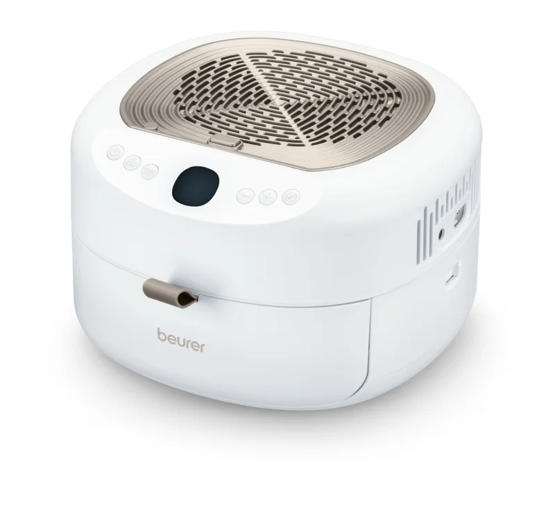 Beurer MP 200 Manicure/pedicure station - 3 functions in one device: Nail cutter, UV/LED lamp and nail dust extractor; up to 26,000 rpm; 9 high-quality attachments; For artificial nail modelling