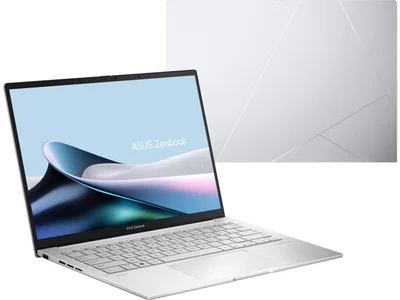 Лаптоп ASUS Zenbook UX3405CA-ST787X, 14" OLED 2880x1800 120Hz, Intel Core Ultra 9 285H, 32GB RAM, 1TB SSD, Windows 11 Pro, Silver