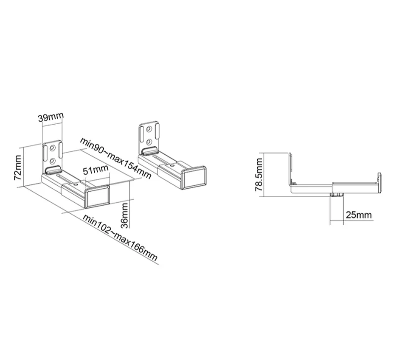 Neomounts Soundbar Wall Mount