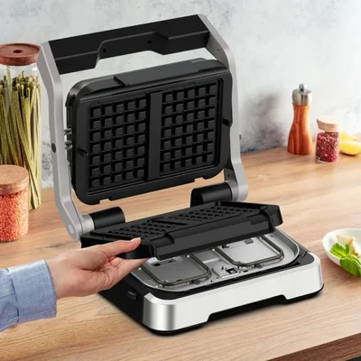 Плочи за гофрети Tefal XA730810 за OptiGrill 4in1/2in1, алуминий