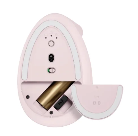 Мишка Logitech Lift вертикална ергономична розова