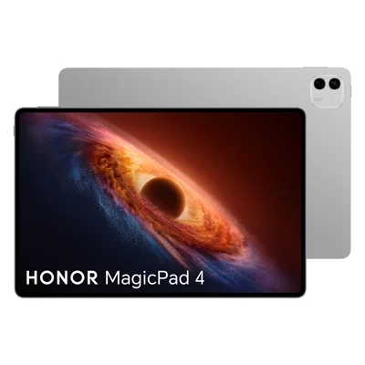 Таблет HONOR MagicPad4 Yongle-W39D 12.3" OLED 3000x1920 Snapdragon 8 Gen 5 12GB RAM 256GB MagicOS 10 Android 16 Сив (с клавиатура и писалка)