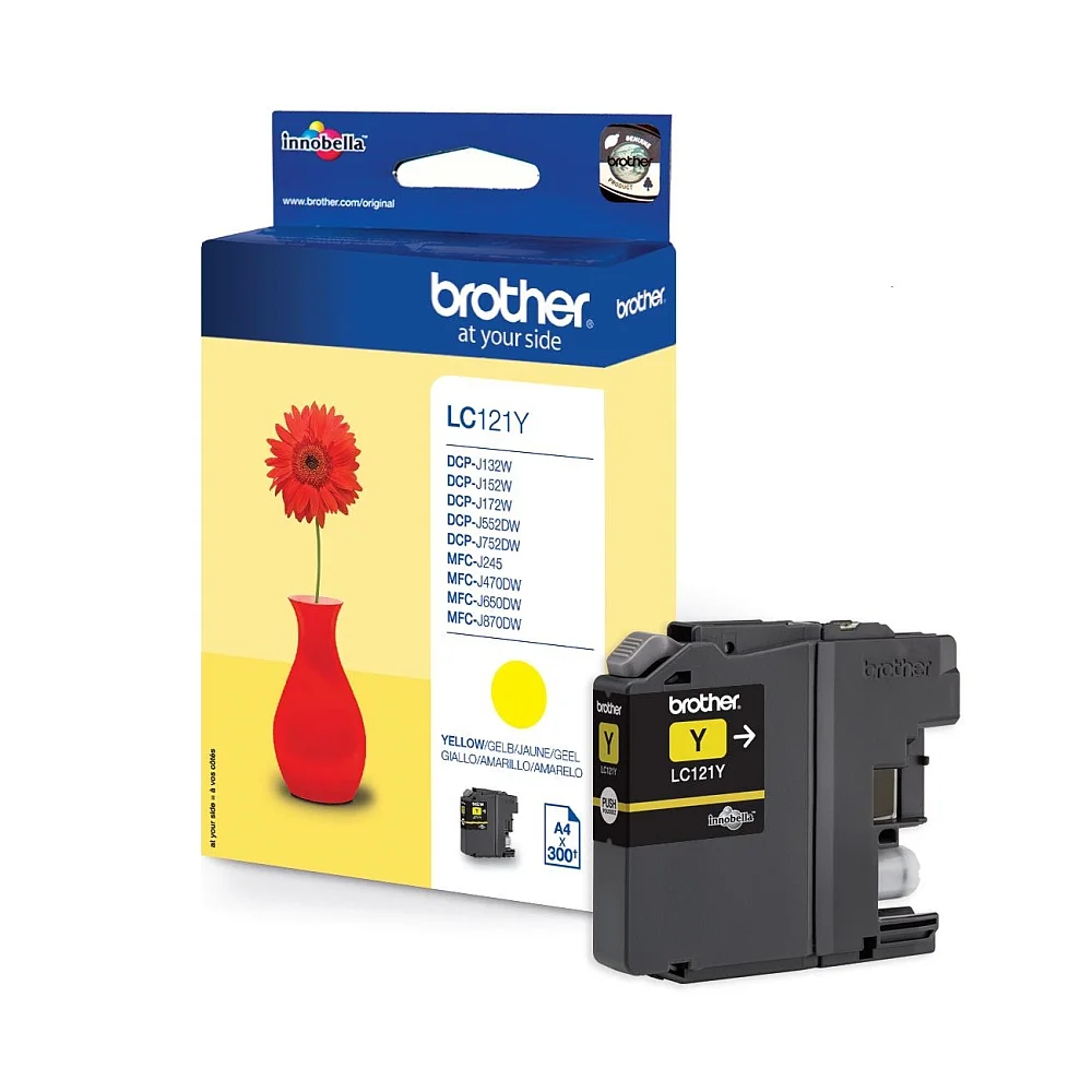 BROTHER LC121Y ink yellow 300pages
