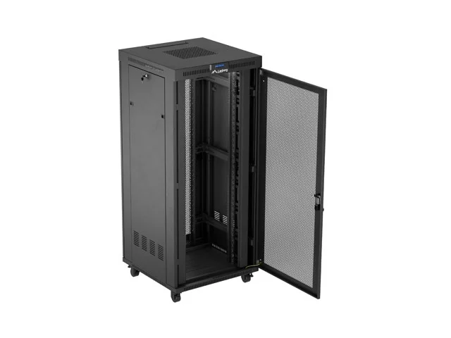 Lanberg rack cabinet 19" free-standing 37U/600X800 (FLAT PACK) with mesh door LCD black