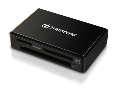 Четец за карти Transcend All-in-1, USB 3.0/3.1 Gen 1, черен