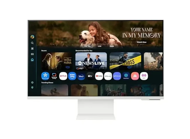 Samsung 32FM801 32" VA SMART 3840x2160, Bluetooth 4.2, WiFi 5, USB-C 65W, 2xUSB, 2xHDMI , Speakers, White