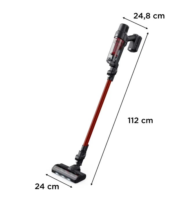 Прахосмукачка ROWENTA RH6A73WO X-Pert 7.60, безжична, 140W, червена