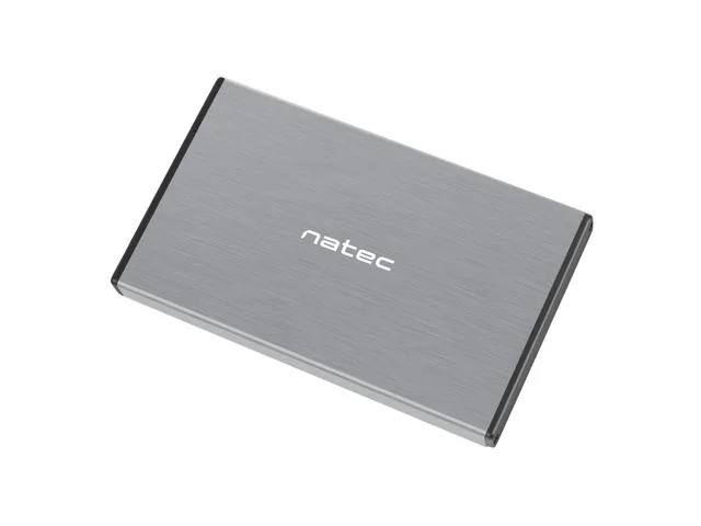 Natec External HDD/SSD Enclosure Rhino Go SATA 2.5" USB 3.0 Grey
