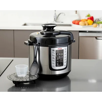 Мултикукър Tefal CY505EE0 6л, 1200W, с 25 автоматични програми, сребрист