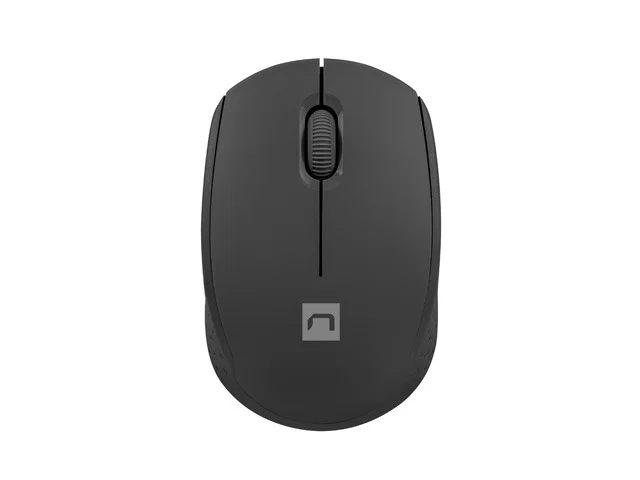 Мишка NATEC Stork Wireless 1600DPI оптична, черна