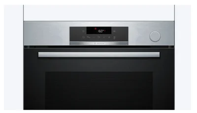 Bosch HRG572ES3 SER4, Combi-steam oven A+, AddSteam, Pyro+Hydro, 8 HM, full touch control, AutoPilot 15, 1 lvl rail, SoftClose&SoftOpen, AirFry tray, inox