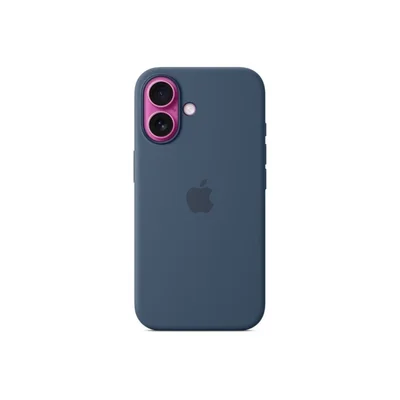 Калъф Apple Silicone с MagSafe за iPhone 16 Plus, Denim