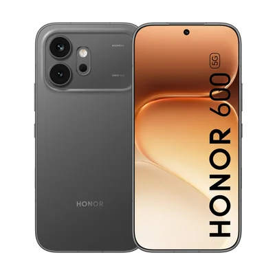 Honor 600 512GB Black, 6.57" 120Hz Amoled straight display, 2728x1264, Qualcomm Snapdragon 7 Gen 4 (1x2.8GHz+4x2.4GHz+3x 1.8GHz), 8GB, 512GB, 200+12MP/50MP, 6400mAh, Google Gemini,FPT, BT, USB Type-C,Android 16,  AI - powered MagicOS