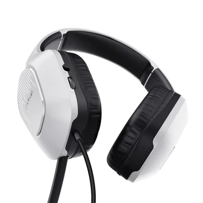 Геймърски слушалки TRUST GXT415 Zirox, бял