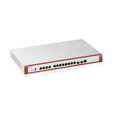 ZyXEL USG FLEX 700 H, 2*2.5G, 2*10G( PoE+) & 8 Gigabit user-definable ports, 2*SFP+, 1*USB  with 1 YR Gold Security Pack