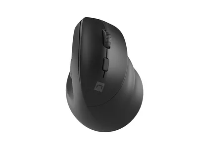 Мишка вертикална NATEC Crake 2, безжична, Bluetooth 5.2 + 2.4GHz, 2400 dpi, 6 бутона, оптична, дясна ръка, черна