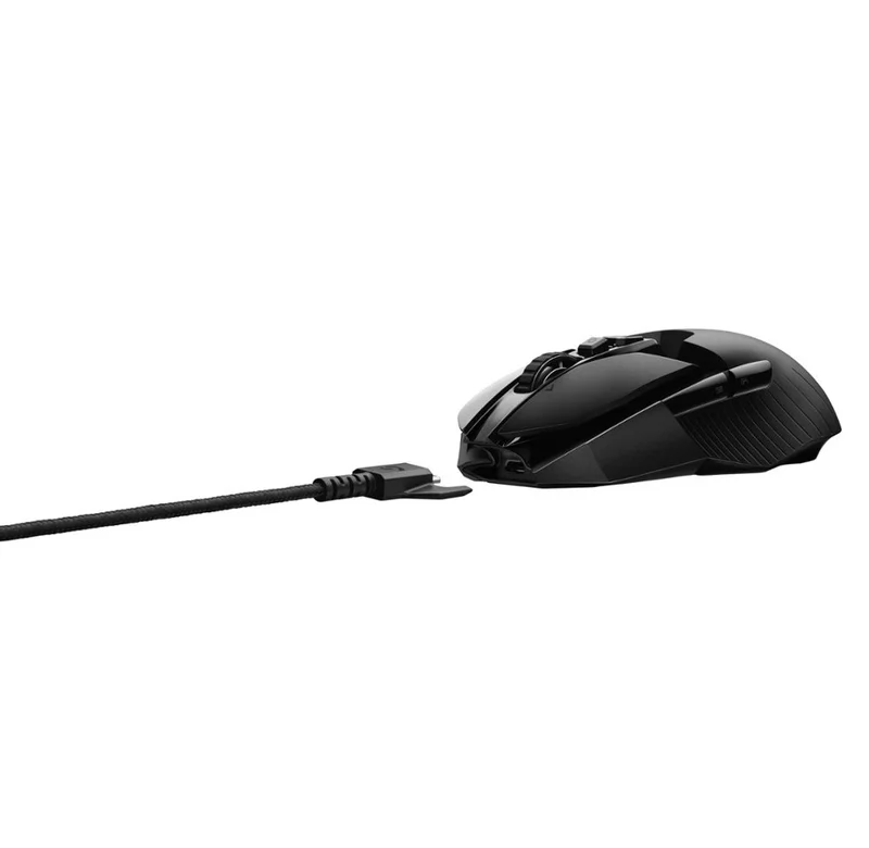 Logitech G903 Wireless Mouse, Lightsync RGB, Lightspeed Wireless, HERO 25K DPI Sensor, 400 IPS, Programmable Buttons, 10g Optional Weight, 110g, Black
