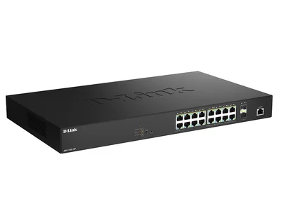 D-Link 16 Ports 2.5Gbps PoE(90W)+ 2 Ports 10G SFP+ Smart Managed Switch