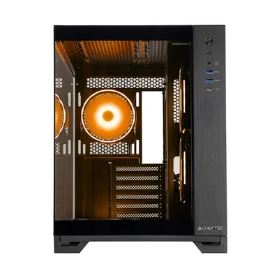Кутия за компютър Chieftec Visio Middle Tower Черен