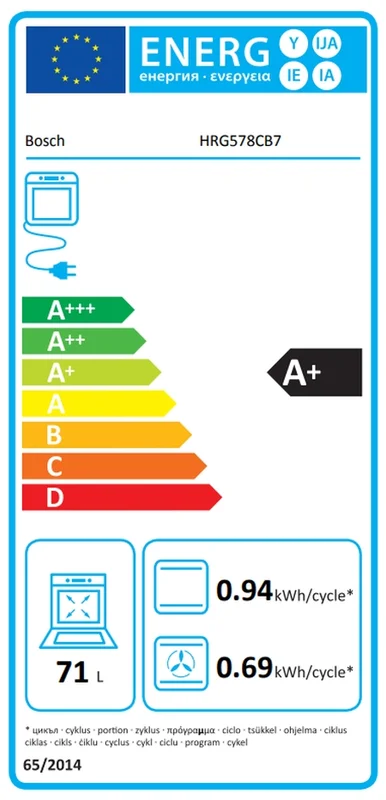 Bosch HRG578CB7 SER6, Combi-steam oven A+, AddSteam, Pyro, 12 HM, AutoPilot 30, Meatprobe (1p), SoftClose&SoftOpen, AirFry tray, black, HC