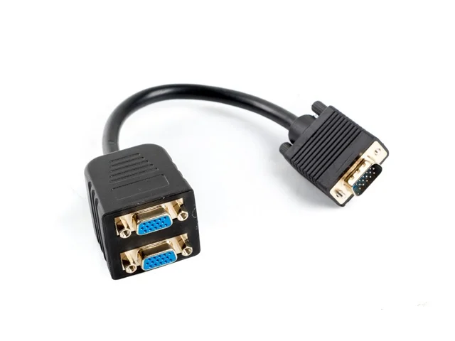 VGA адаптер Lanberg VGA към 2x VGA, 20cm