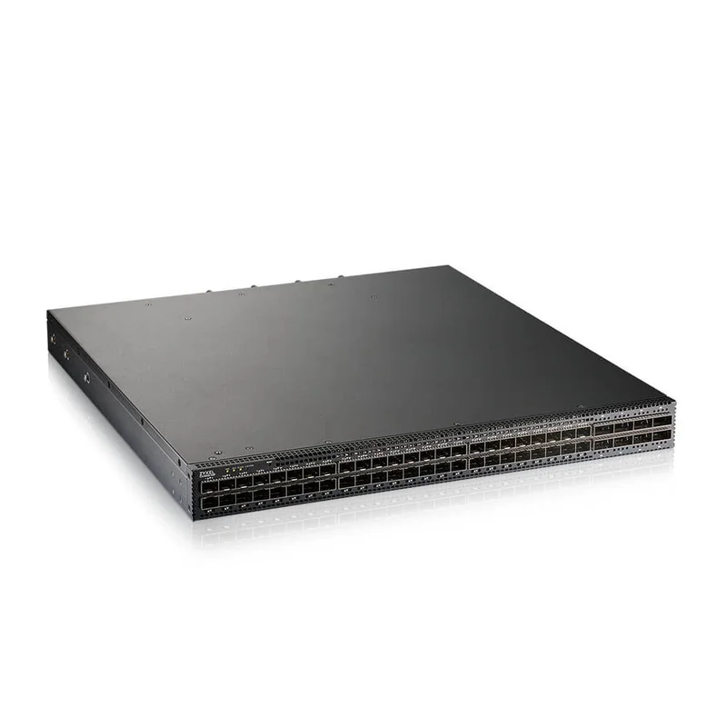 ZyXEL CX4800-56F, EU, 48-port 10/25G L3 Aggregation Fiber Switch with 8 100G Uplink (with 2 AC power supply)