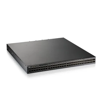 ZyXEL CX4800-56F, EU, 48-port 10/25G L3 Aggregation Fiber Switch with 8 100G Uplink (with 2 AC power supply)