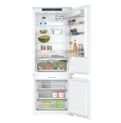 Bosch KBN96ADD0, SER6, BI fridge-freezer XXL, NoFrost freezer, D, 193,5x70,8cm, 382l(284+98), 33dB(B), IC, VitaFresh XXL 0°, EcoAirflow, bottle shelf, Door Open Alarm, fan, HC, soft close flat hinge
