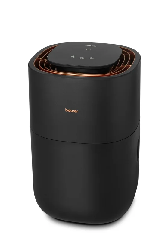 Beurer LB 300 plus Air humidifier- Natural cold evaporation technology, 3 fan speeds, up to 300 ml/h, up to 45 m2, WT 3l, Night mode and timer function