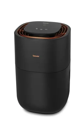 Beurer LB 300 plus Air humidifier- Natural cold evaporation technology, 3 fan speeds, up to 300 ml/h, up to 45 m2, WT 3l, Night mode and timer function