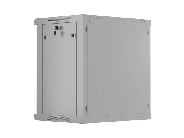 Lanberg rack cabinet 19" wall-mount 12U/600x450 with perforated door grey (flat pack)