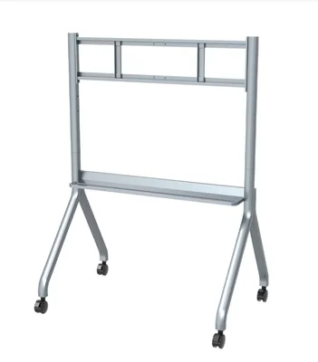 Hisense Mobile cart 65"- 86"; Max Load 80kg,Height adjustable with 3 levels, Silver gray (bracket) + Black (Hanging plate & caster)
