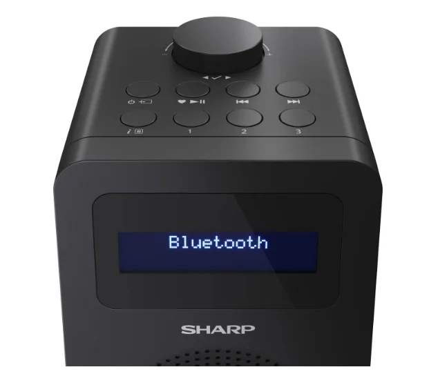 Радио Sharp DR-430(BK) Bluetooth 5.0 5W DAB+/FM LCD дисплей Черен