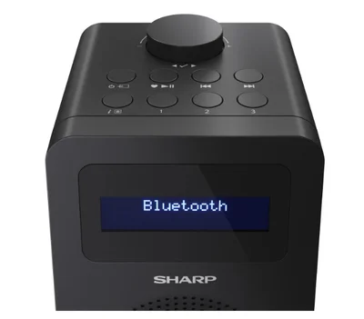 Радио Sharp DR-430(BK) Bluetooth 5.0 5W DAB+/FM LCD дисплей Черен